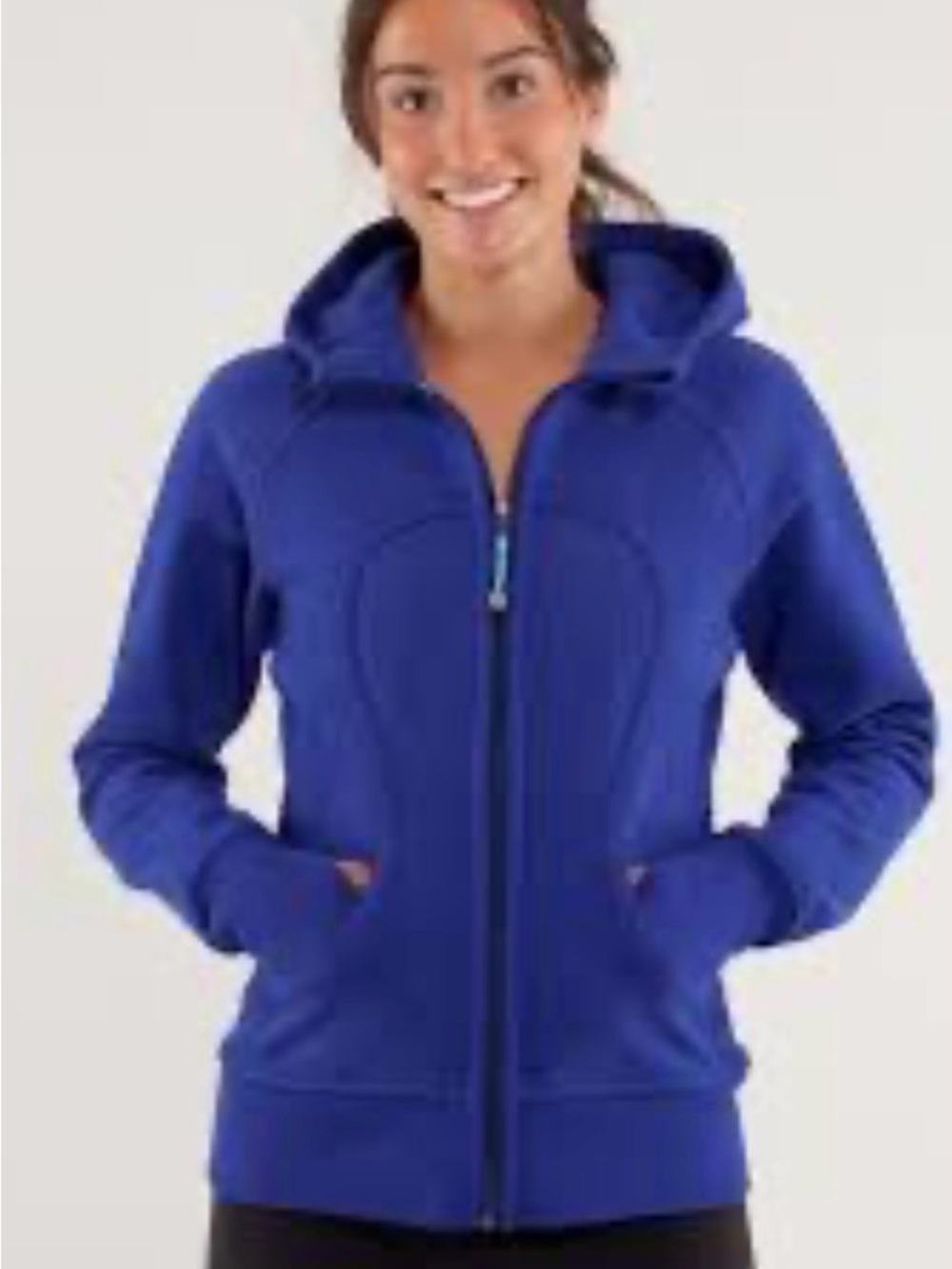 Lululemon Scuba Full-Zip Hoodie Classic Fit - True Navy Blue (Size 6)